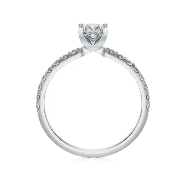 Pierścionek białe złoto z diamentami AJPZ_115